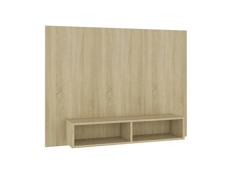 Tv-wandmeubel 120x23,5x90 cm bewerkt hout sonoma eikenkleurig