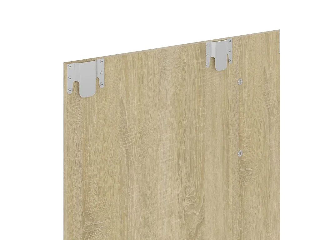 Tv-wandmeubel 120x23,5x90 cm bewerkt hout sonoma eikenkleurig