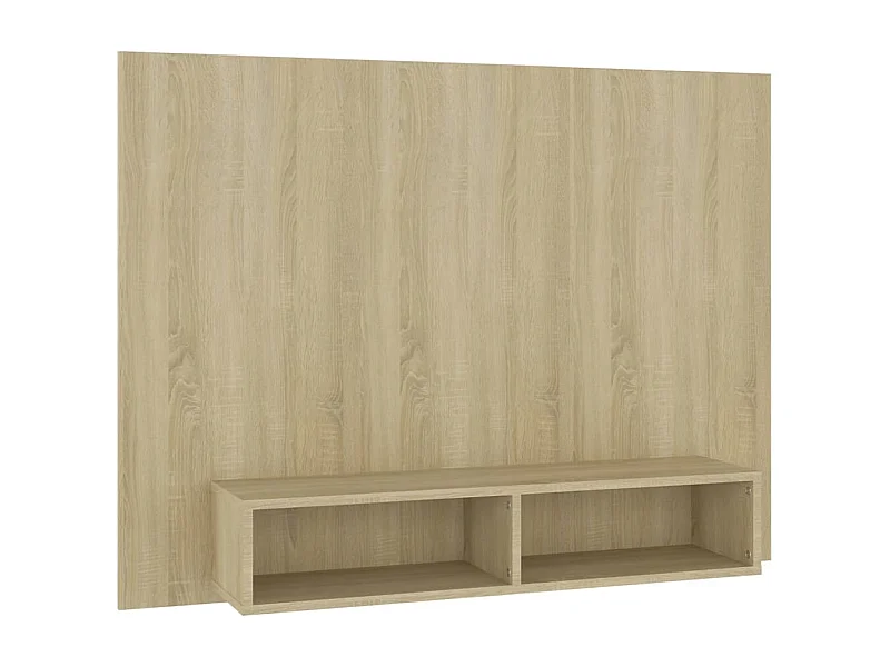 Meuble TV mural Chêne Sonoma 120x23,5x90 cm Aggloméré