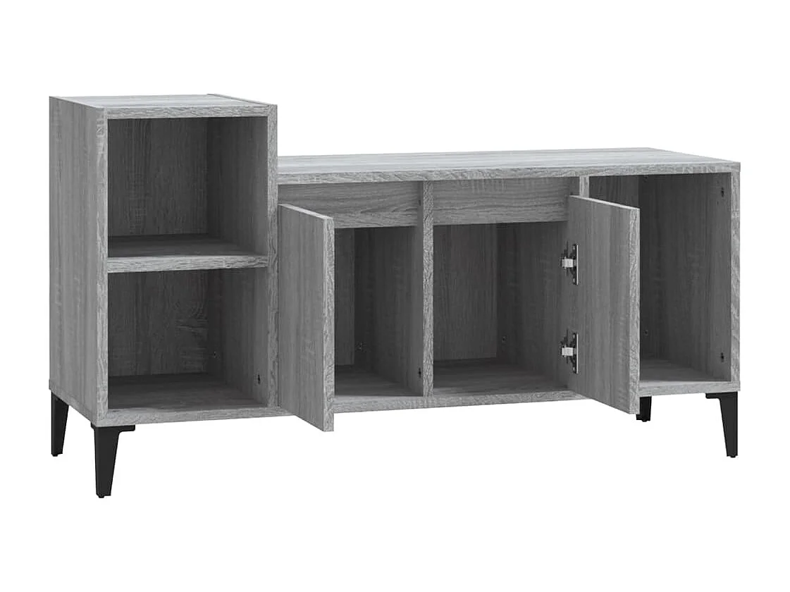 Meuble TV Sonoma gris 100x35x55 cm Bois d'ingénierie