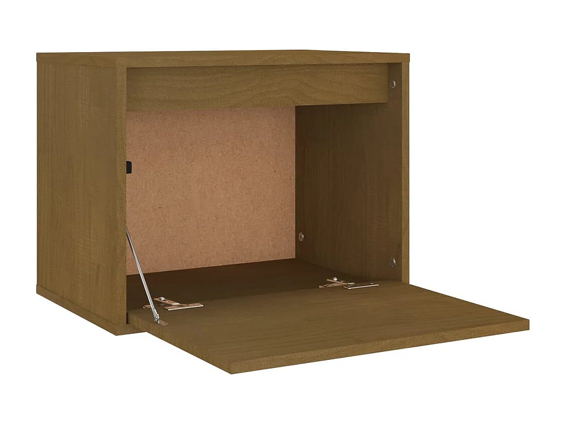 Meubles TV 3 pièces Marron miel Bois massif de pin