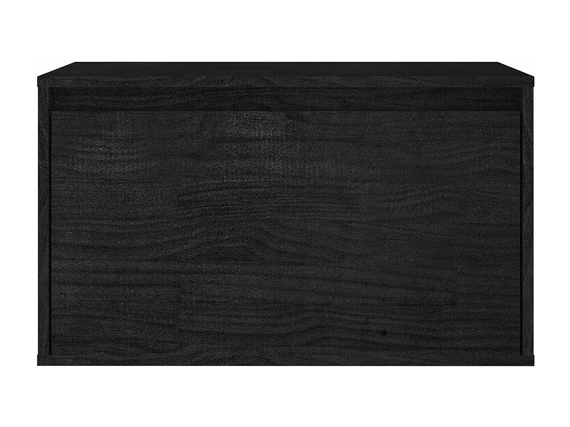 Muebles para TV 3 piezas madera maciza de pino negro