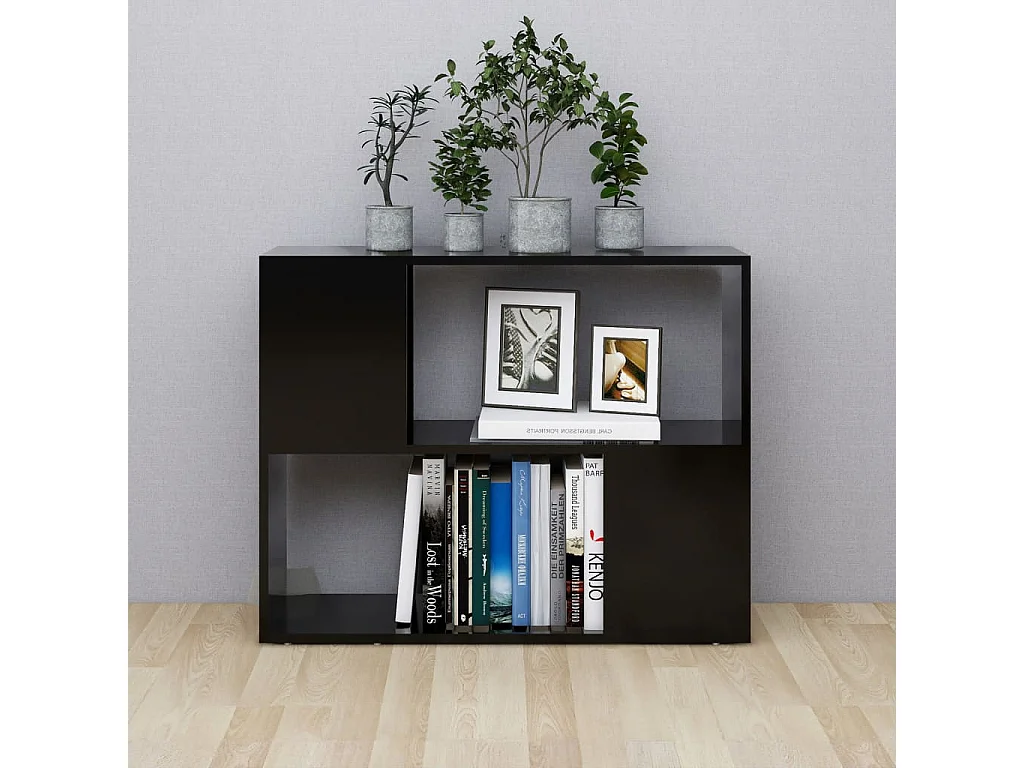 Tv-meubel 80x24x63 cm bewerkt hout zwart