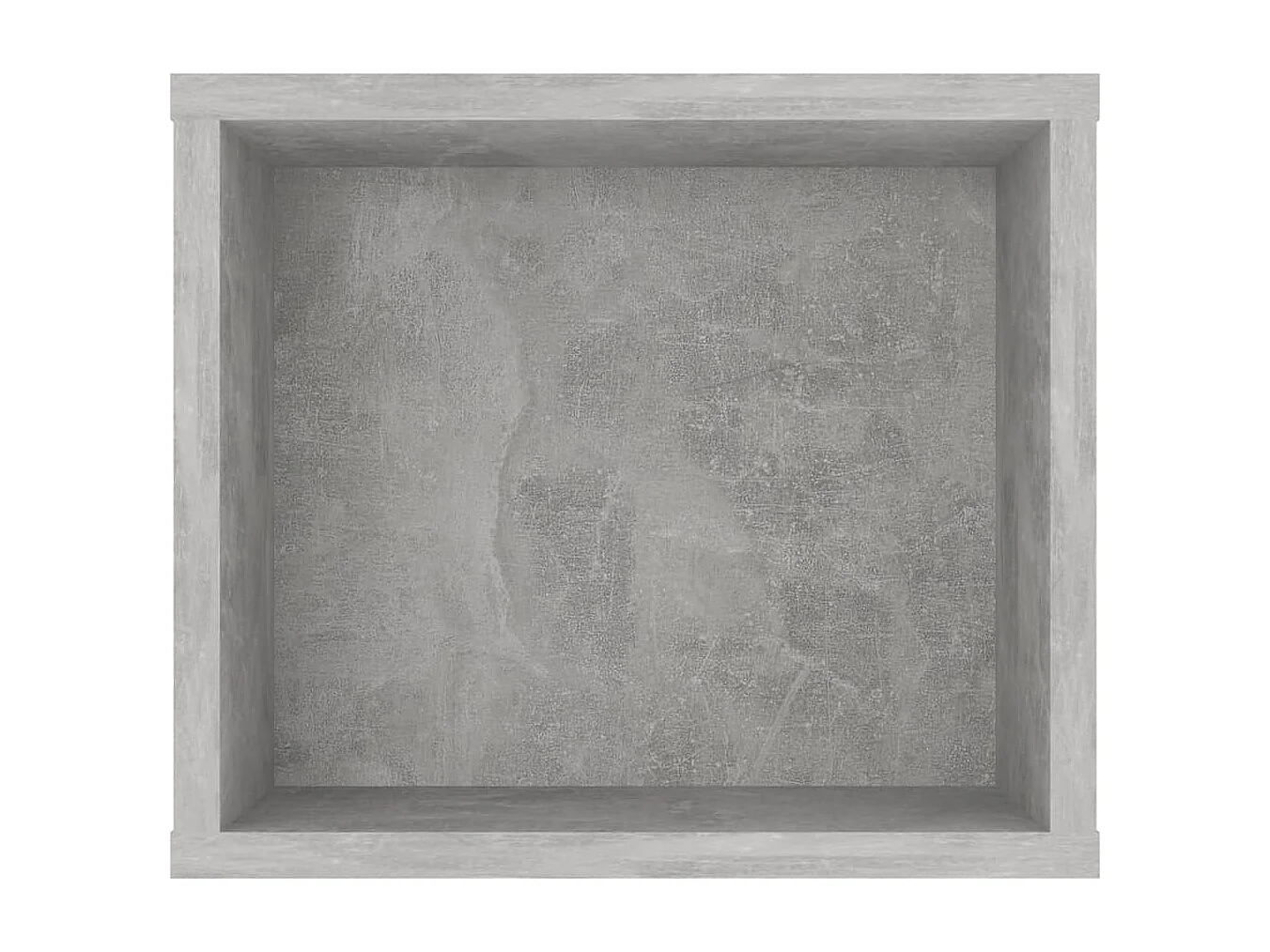 Meuble TV suspendu Gris béton 100x30x26,5 cm Aggloméré