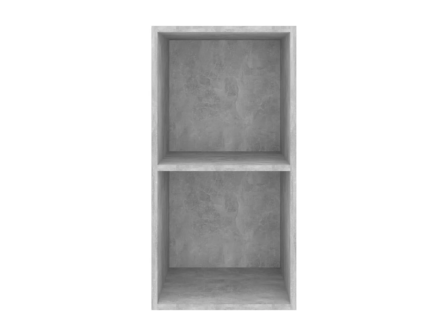 Meuble TV mural Gris béton 37x37x72 cm Aggloméré