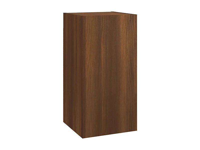 Mueble para TV madera contrachapada roble marrón 30,5x30x60 cm