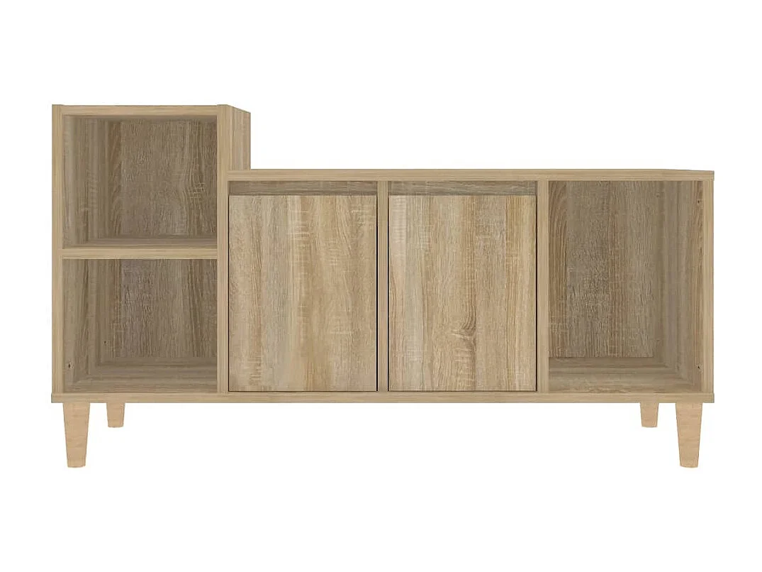 Meuble TV Chêne sonoma 100x35x55 cm Bois d'ingénierie