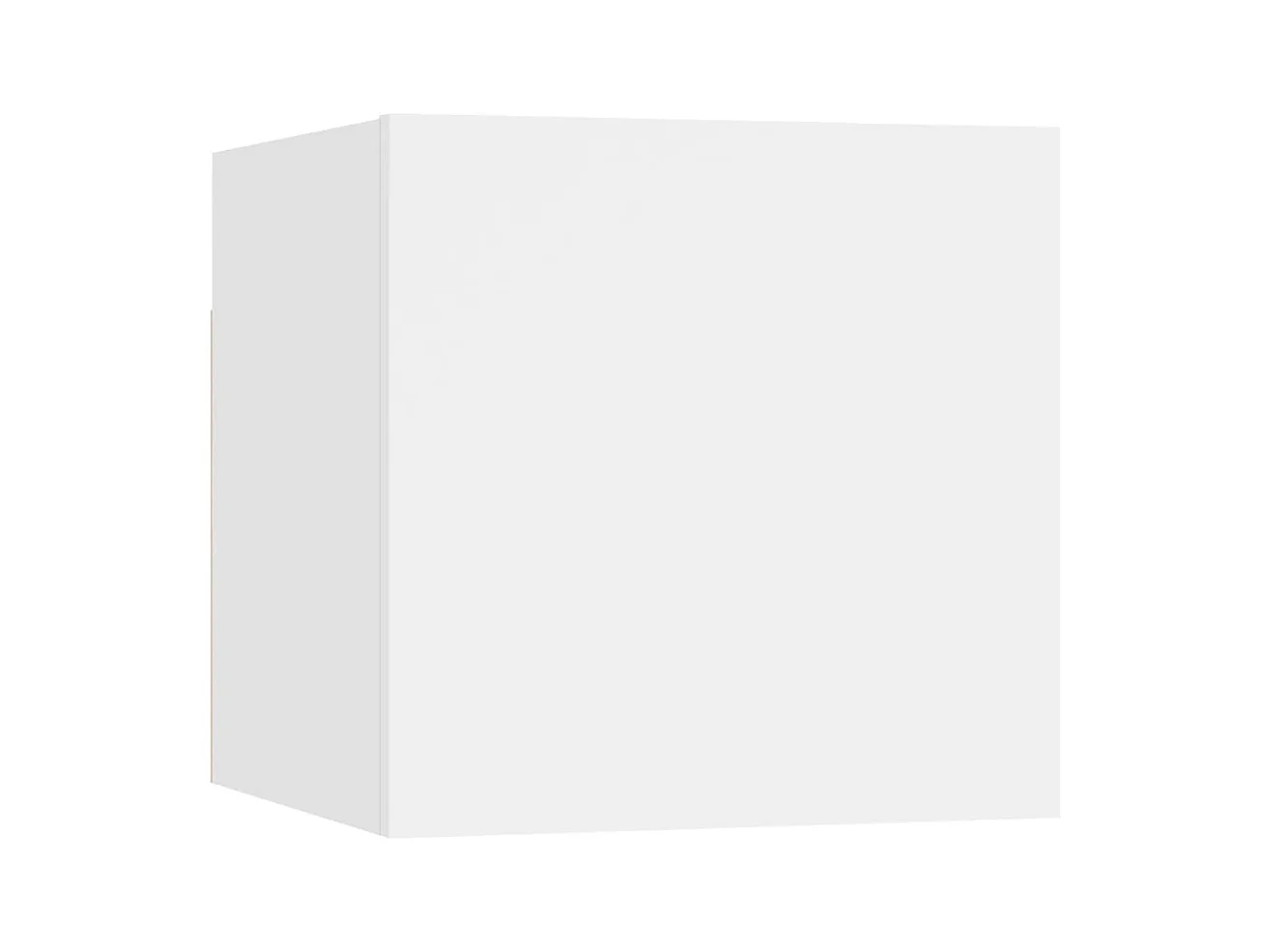 Meuble TV mural Blanc 30,5x30x30 cm