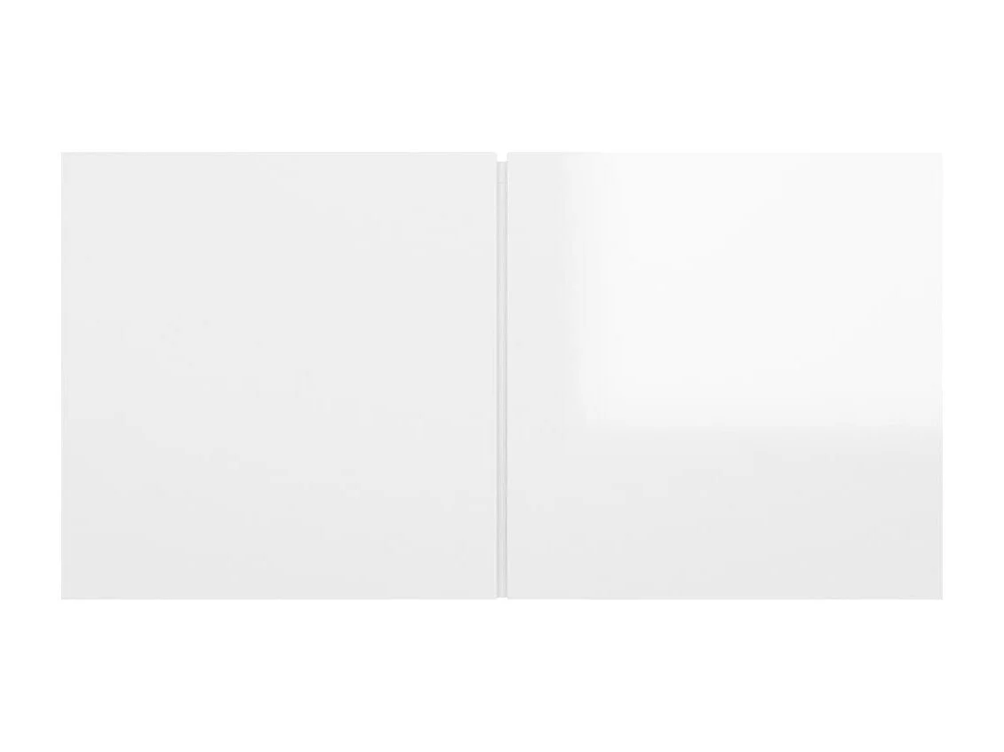 Meuble TV suspendu Blanc brillant 60x30x30 cm