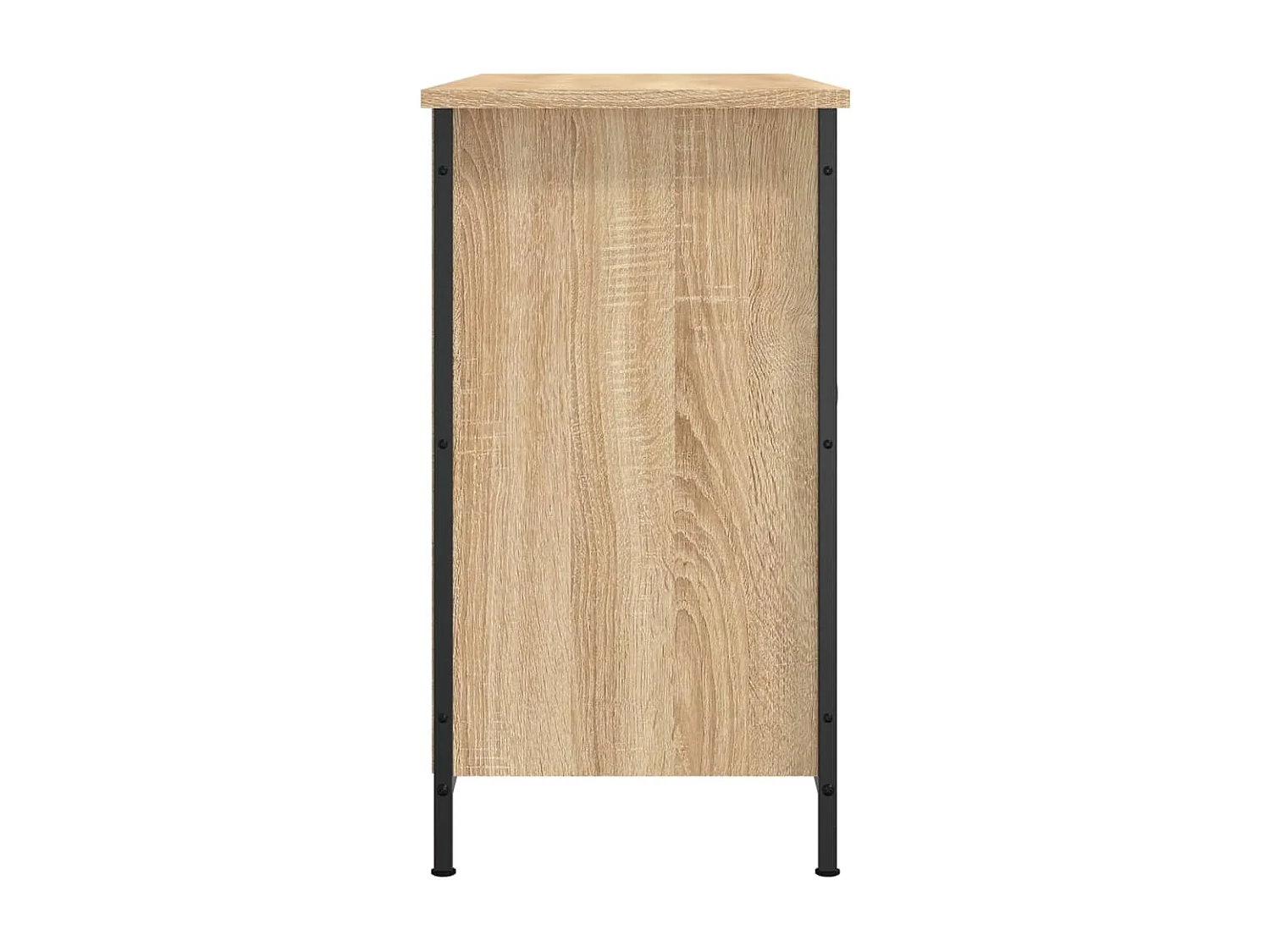 Meuble TV chêne sonoma 100x35x65 cm bois d'ingénierie