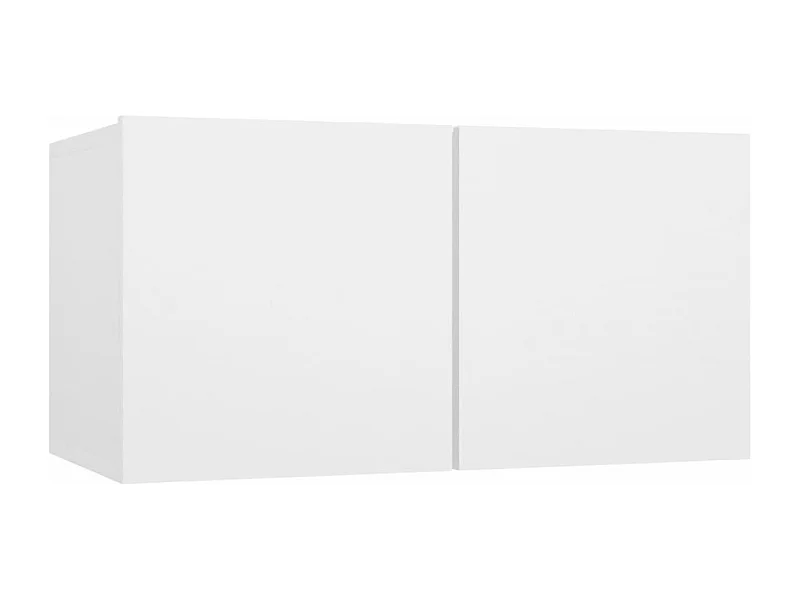 Meuble TV suspendu Blanc 60x30x30 cm