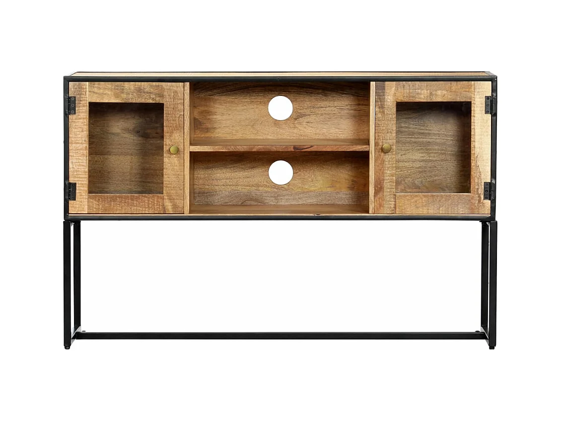 Meuble TV 120 x 30 x 75 cm Bois de récupération massif