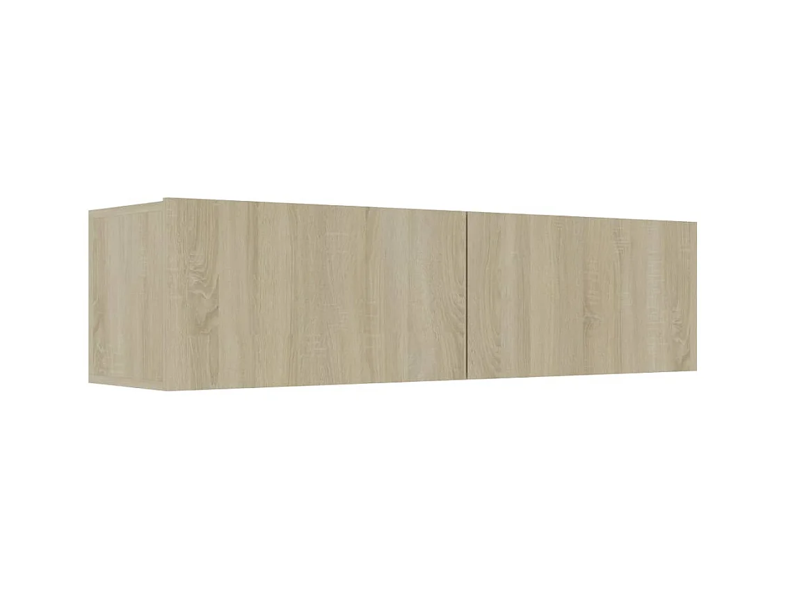 Tv-meubel 120x30x30 cm bewerkt hout sonoma eikenkleurig