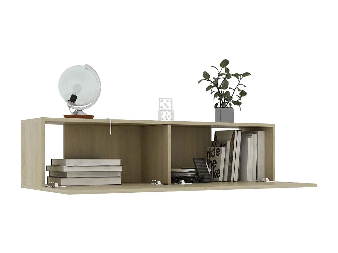 Meuble TV Chêne sonoma 120x30x30 cm Aggloméré