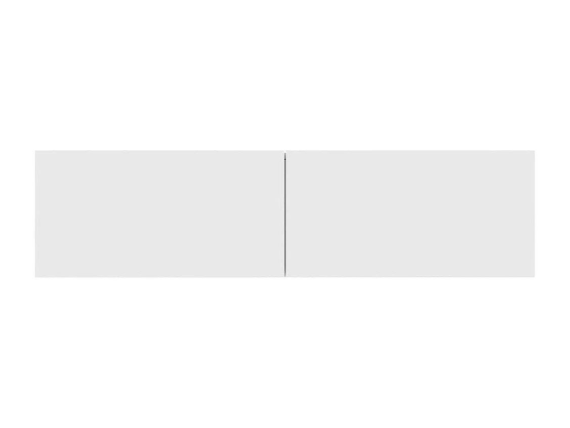 Tv-meubel 120x30x30 cm bewerkt hout wit