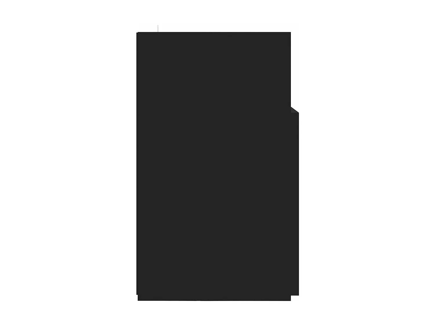 Meuble TV avec lumières LED noir 120x30x50 cm