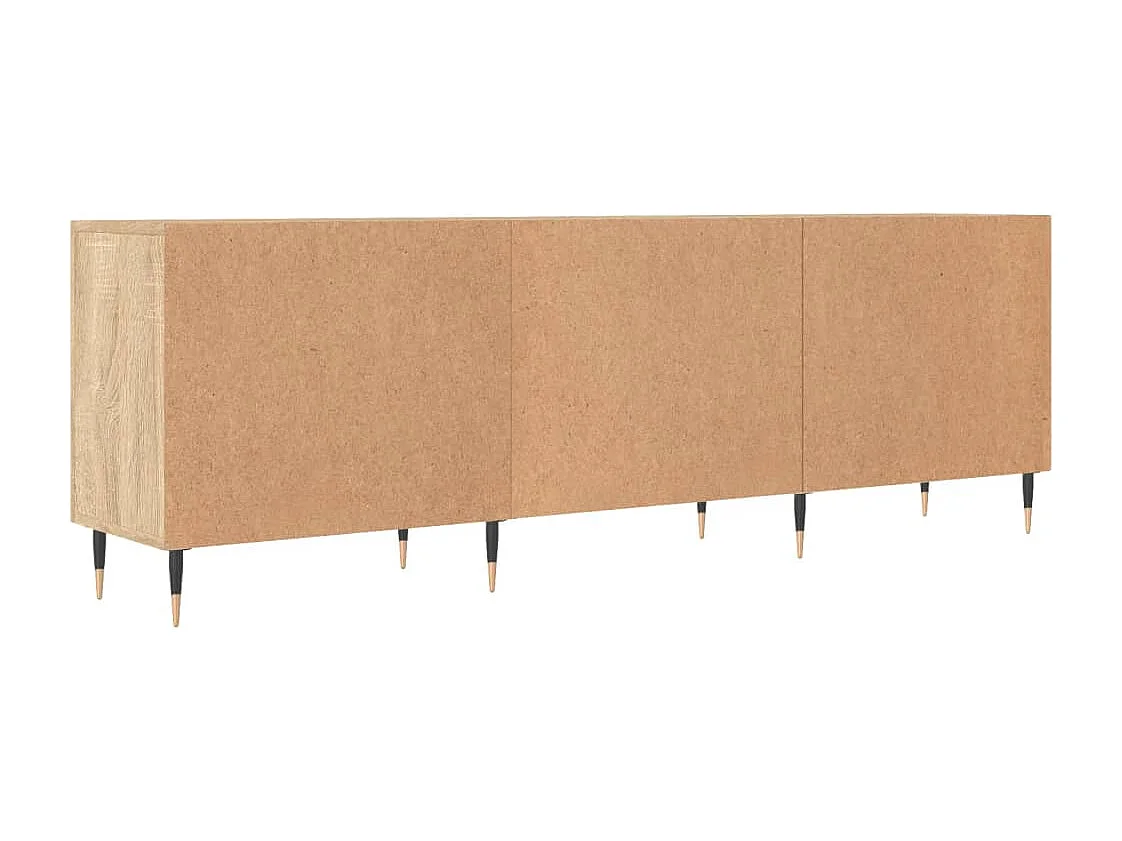 Meuble TV chêne sonoma 150x30x50 cm bois d'ingénierie