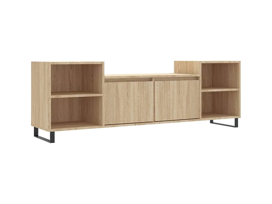 Mueble para TV madera contrachapada roble Sonoma 160x35x55 cm