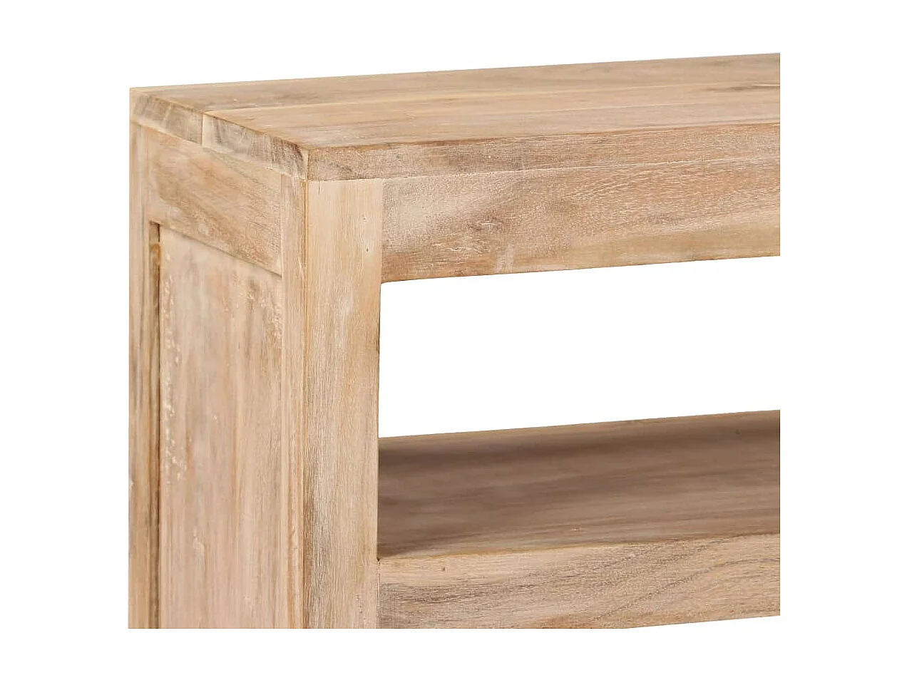 Meuble TV Bois d'acacia massif 90 x 30 x 55 cm Marron clair