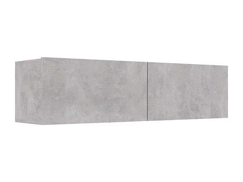 Tv-meubel 120x30x30 cm bewerkt hout betongrijs