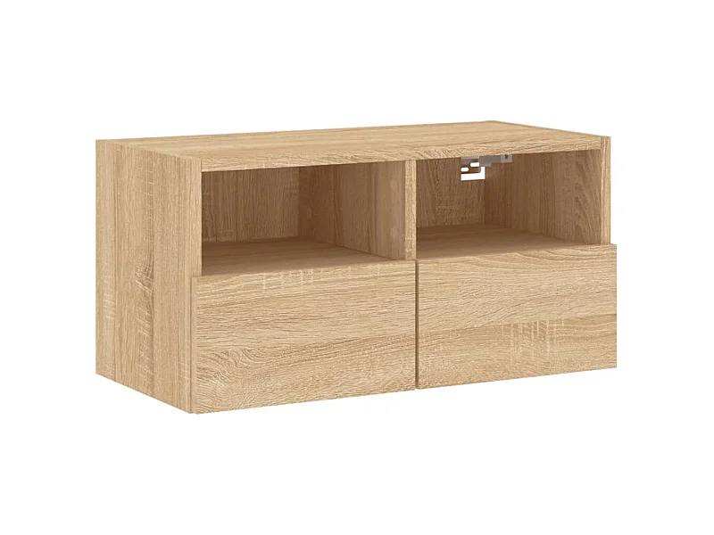 Móvel de parede p/ TV 60x30x30cm deriv. madeira carvalho sonoma