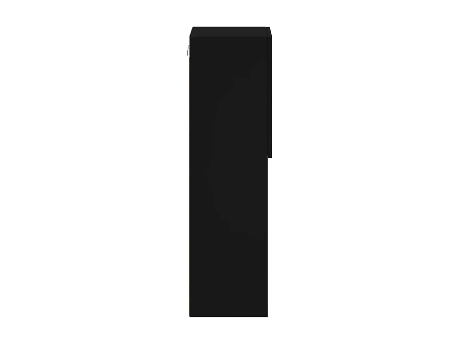 Meuble TV avec lumières LED noir 30,5x30x102 cm