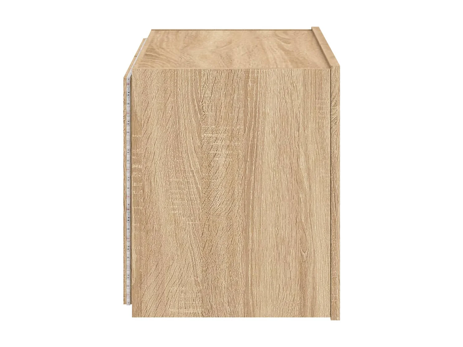 Tv-wandmeubel met LED-verlichting 60x35x41 cm sonoma eikenkleur