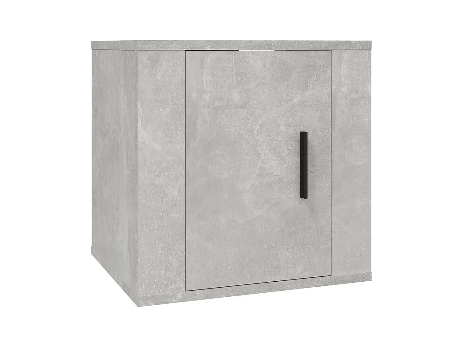Meuble TV mural Gris béton 40x34,5x40 cm