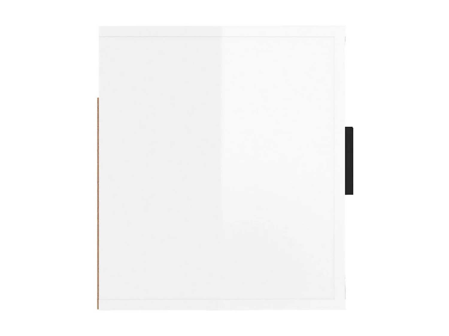 Meuble TV mural Blanc brillant 57x34,5x40 cm