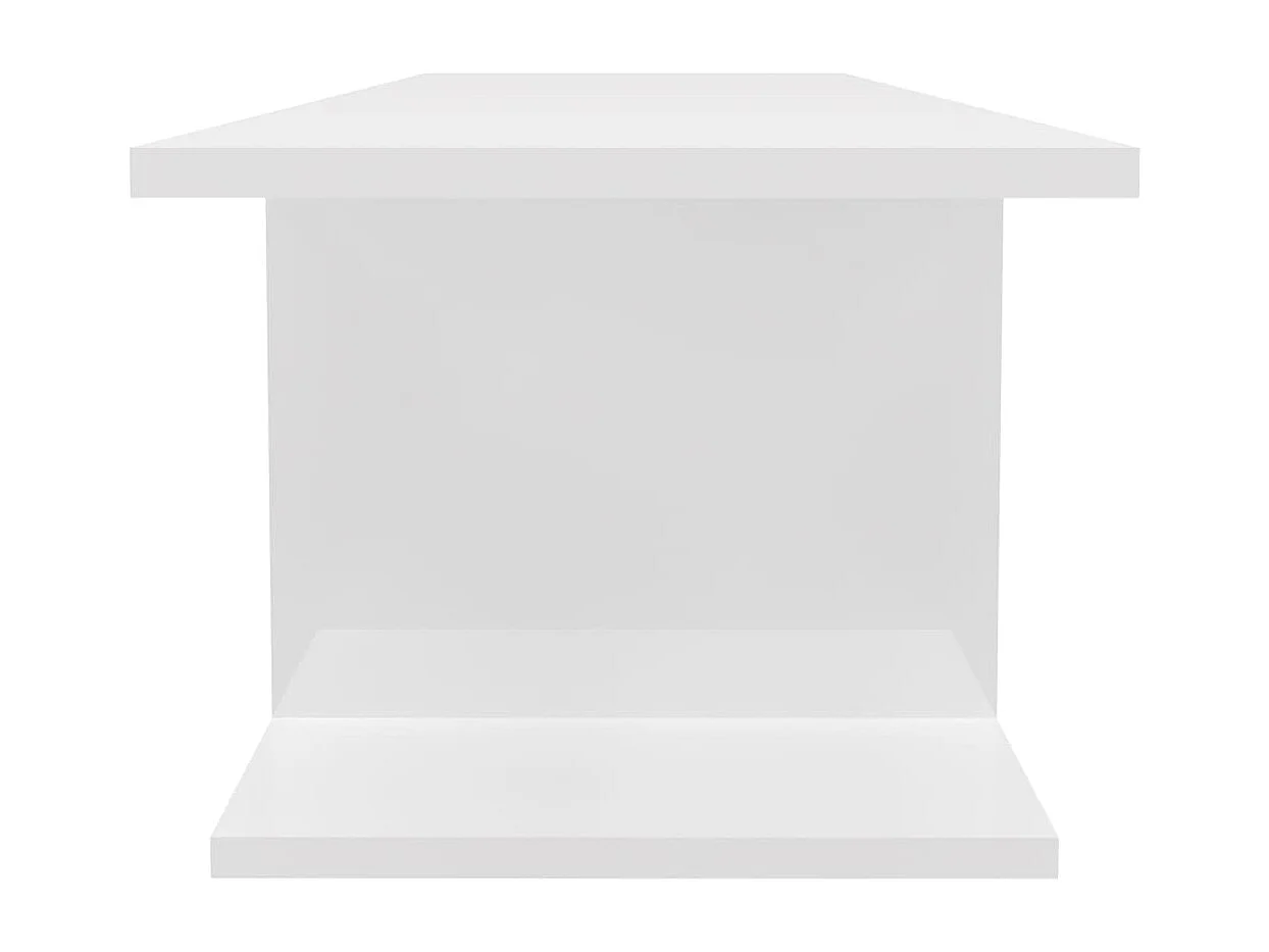 Meuble TV mural Blanc brillant 103x30x26,5 cm