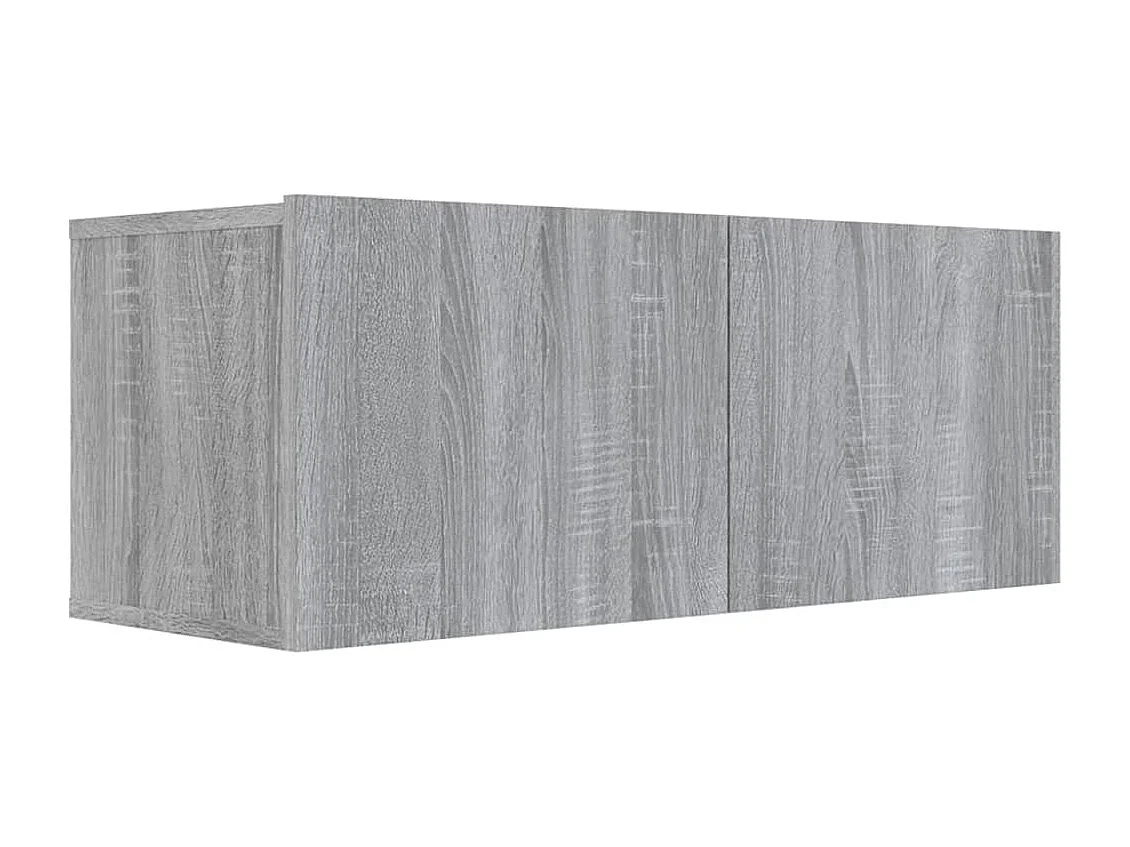 Meuble TV Sonoma gris 80x30x30 cm Bois d'ingénierie