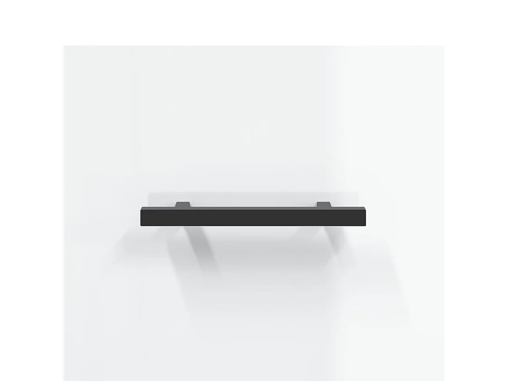 Tv-meubel 80x36x50 cm bewerkt hout hoogglans wit