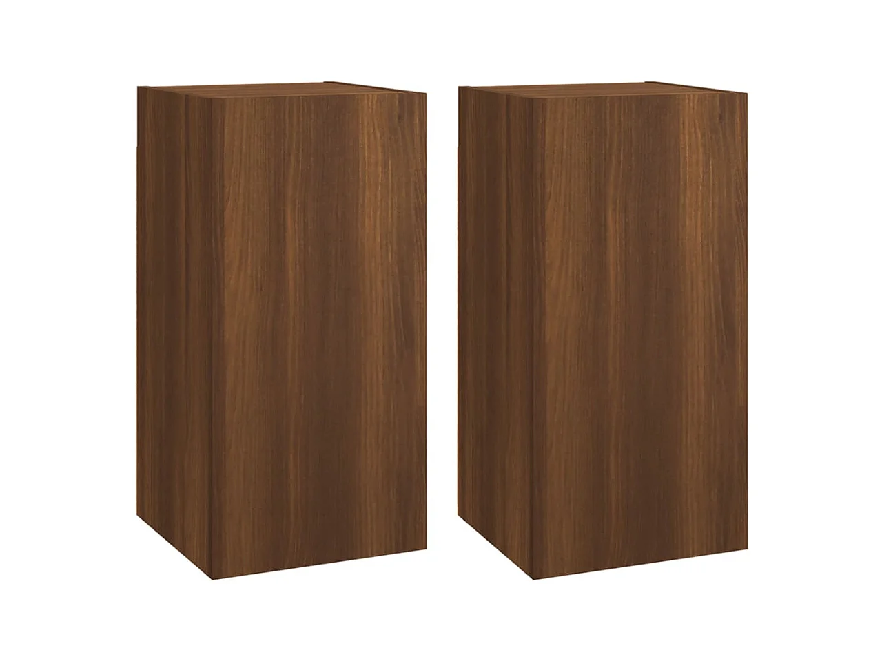 Meubles TV 2 pièces Chêne marron 30,5x30x60 cm Bois d'ingénierie