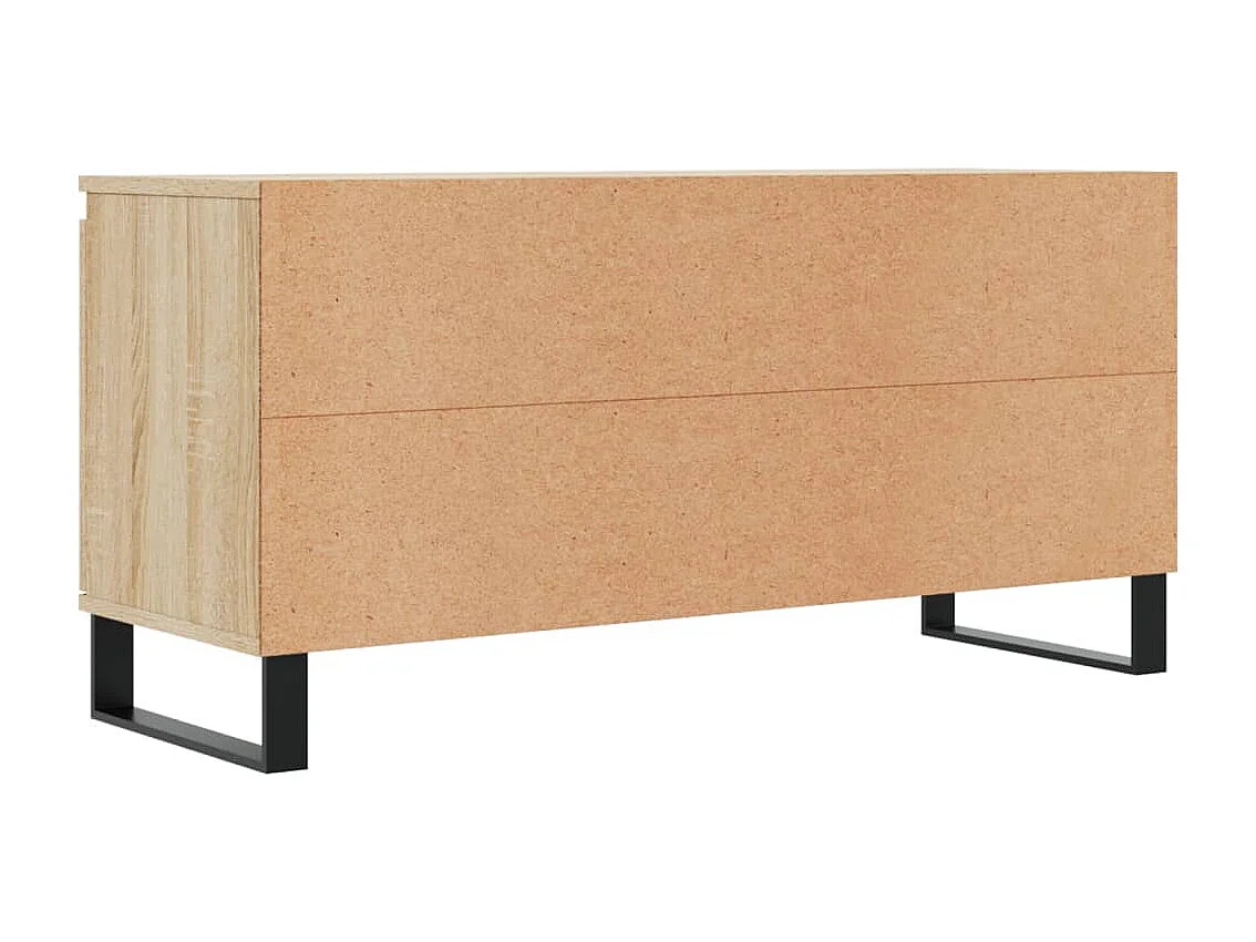 Meuble TV chêne sonoma 104x35x50 cm bois d'ingénierie