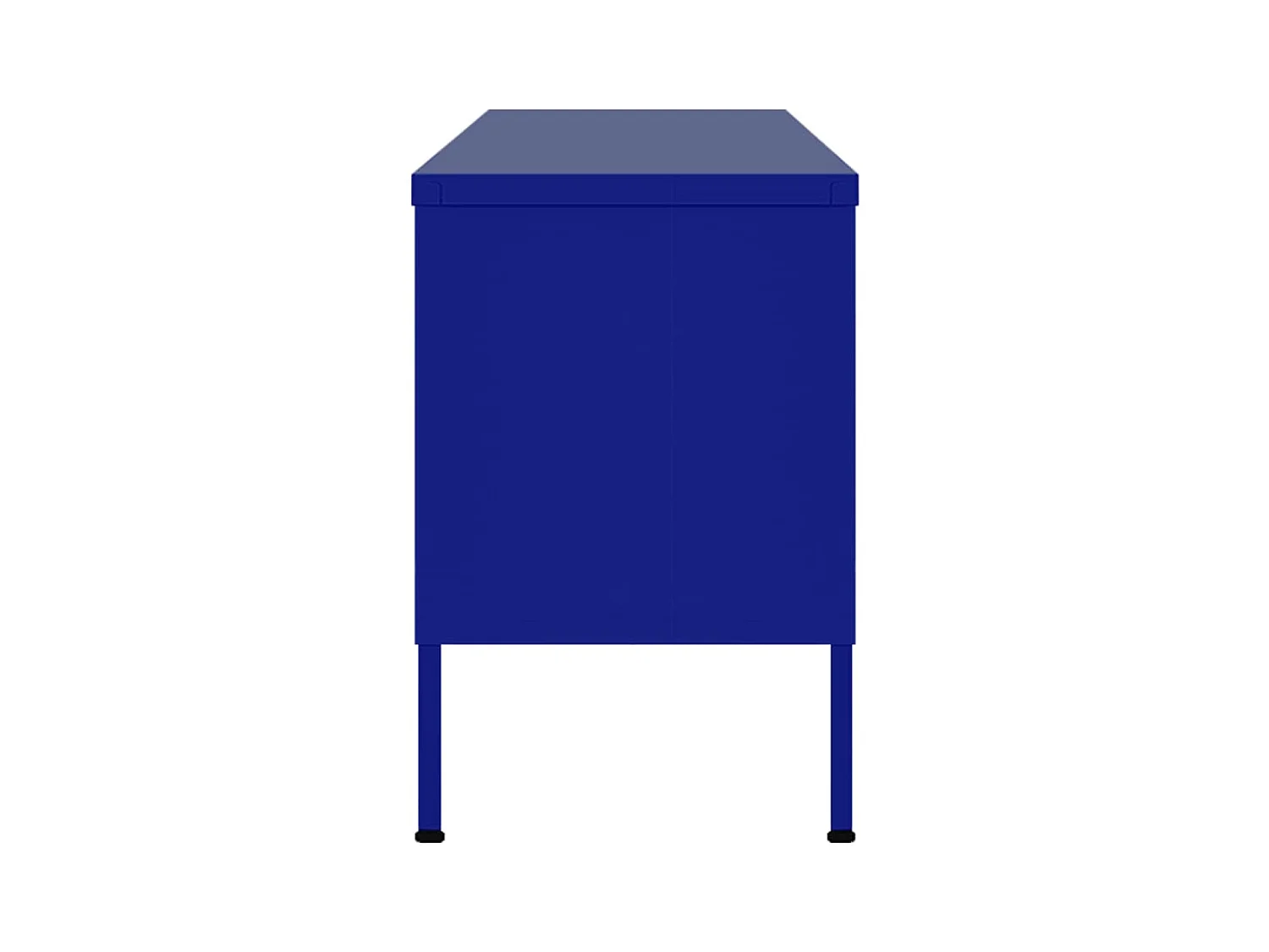 Móvel de TV aço 105x35x50 cm azul-marinho