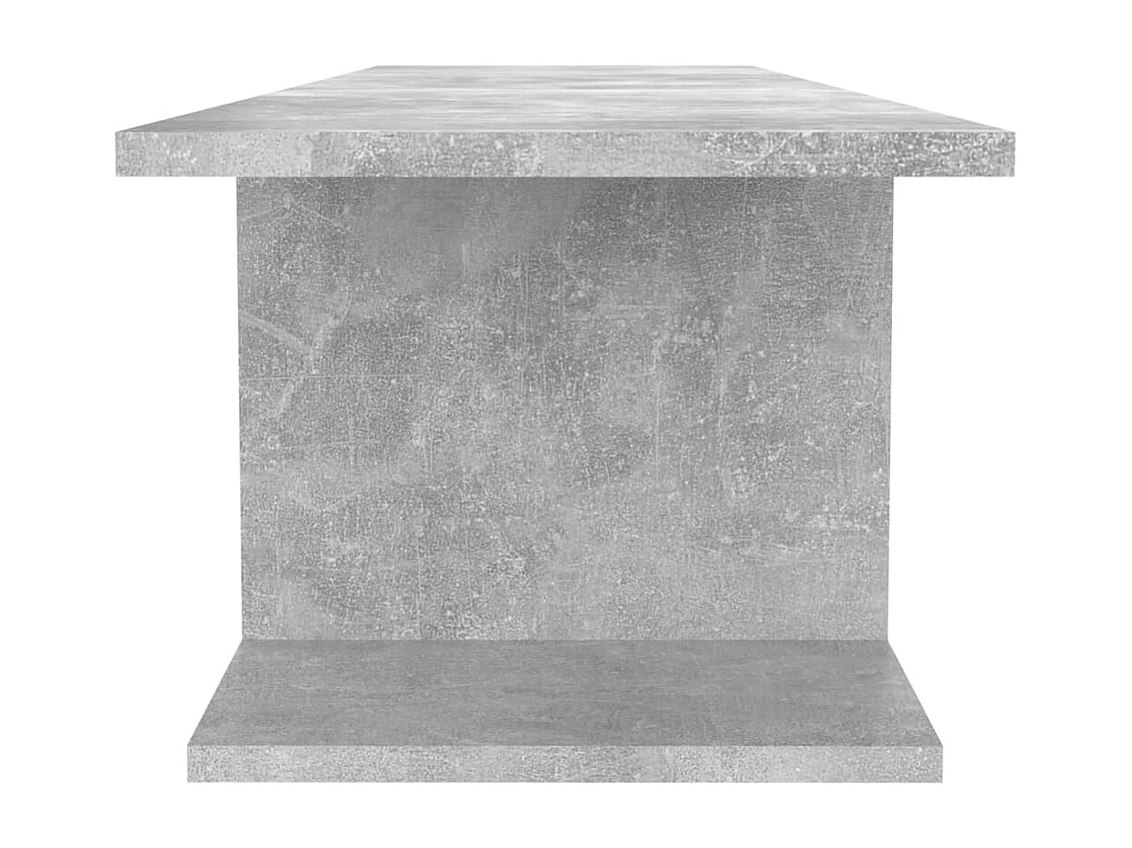 Meuble TV mural Gris béton 103x30x26,5 cm