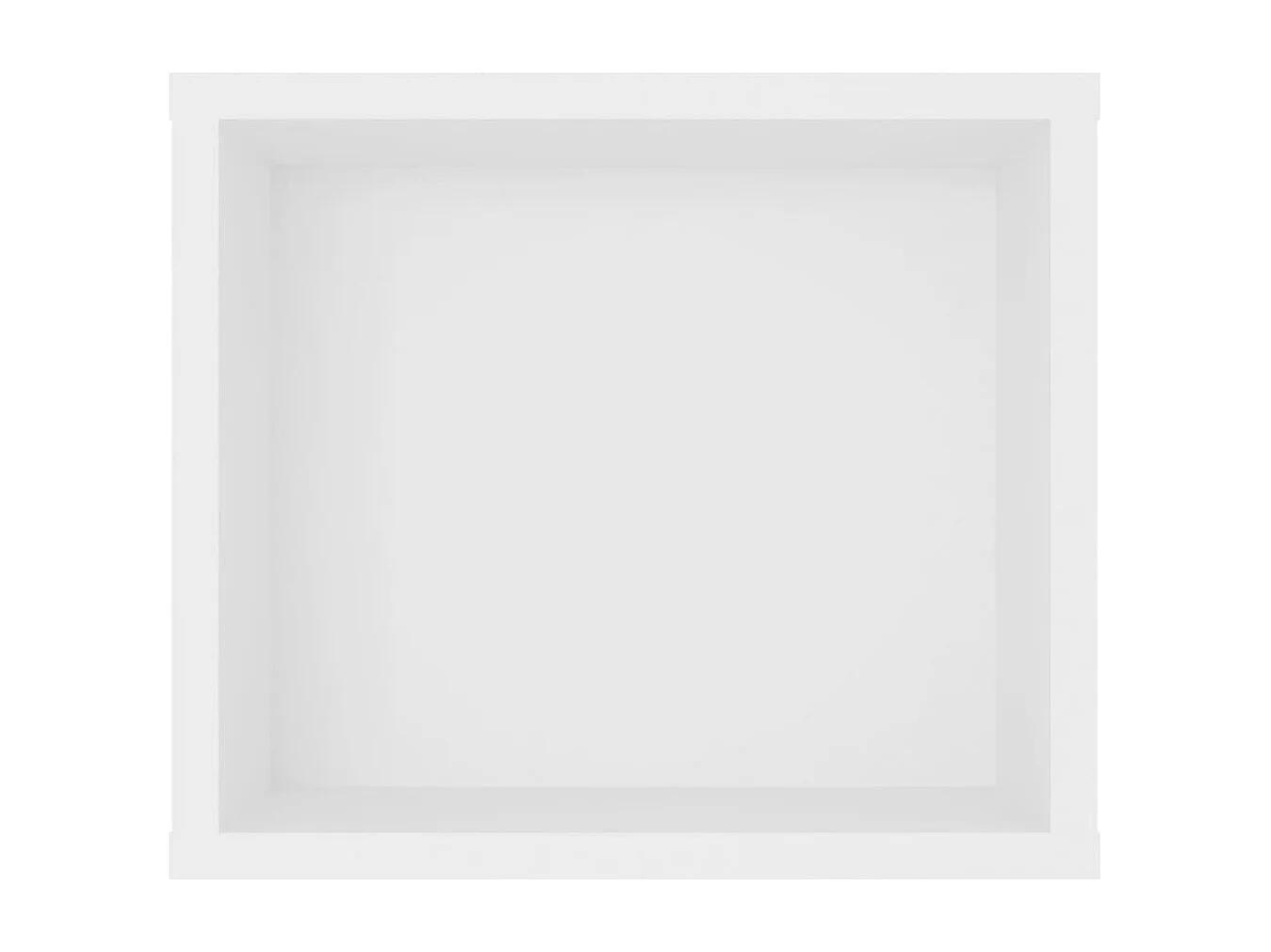 Tv-hangmeubel 100x30x26,5 cm bewerkt hout wit