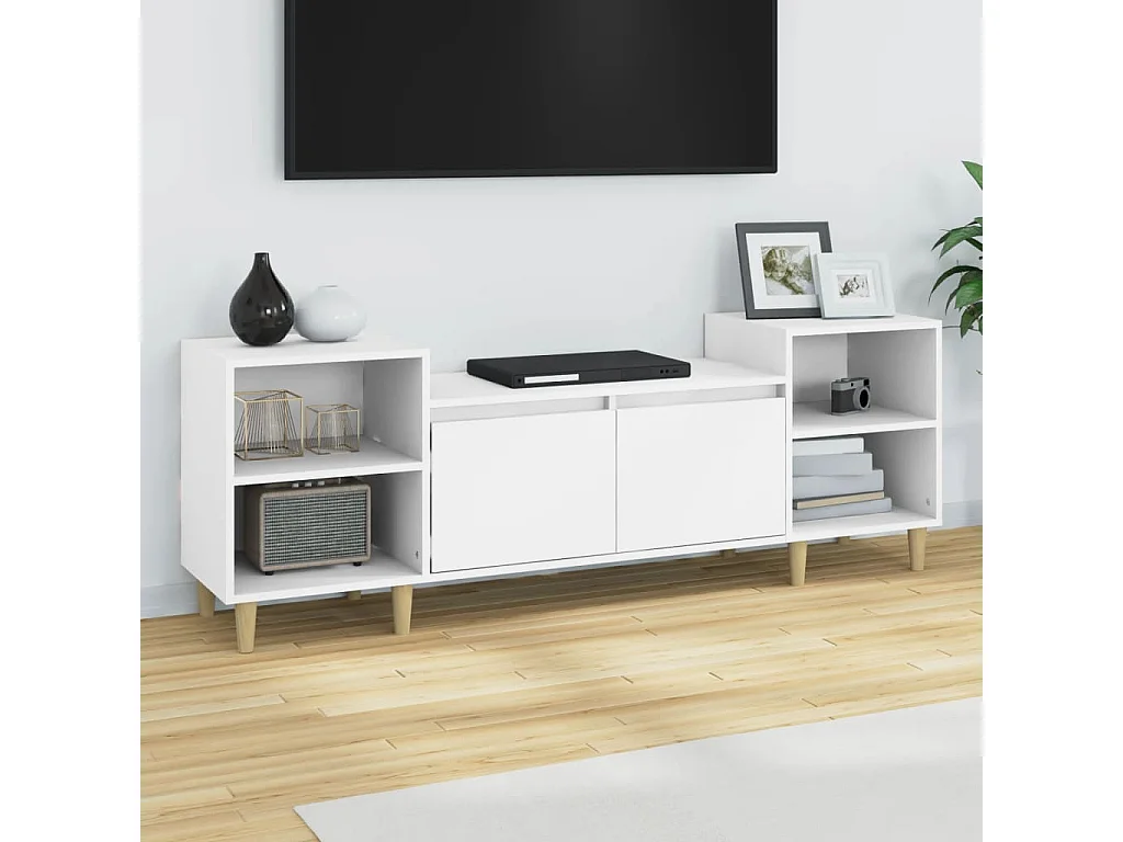 Móvel p/ TV 160x35x55 cm derivados de madeira branco