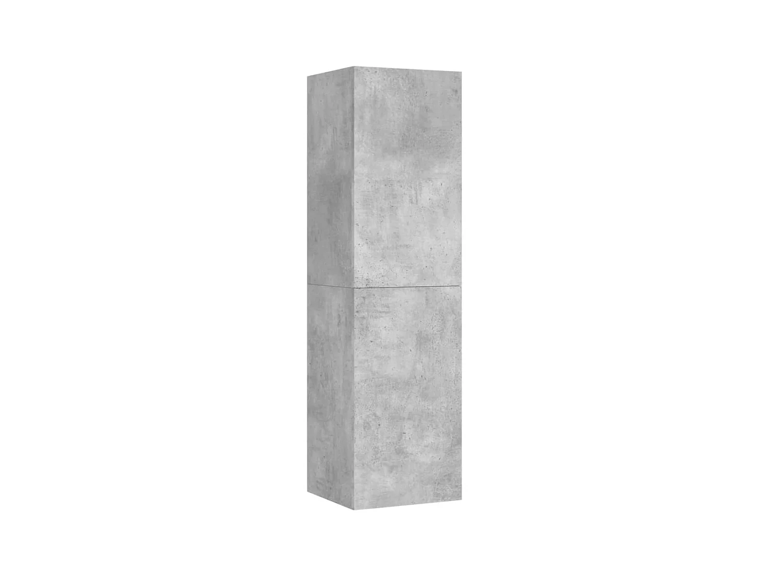 Meuble TV Gris béton 30,5x30x110 cm Aggloméré