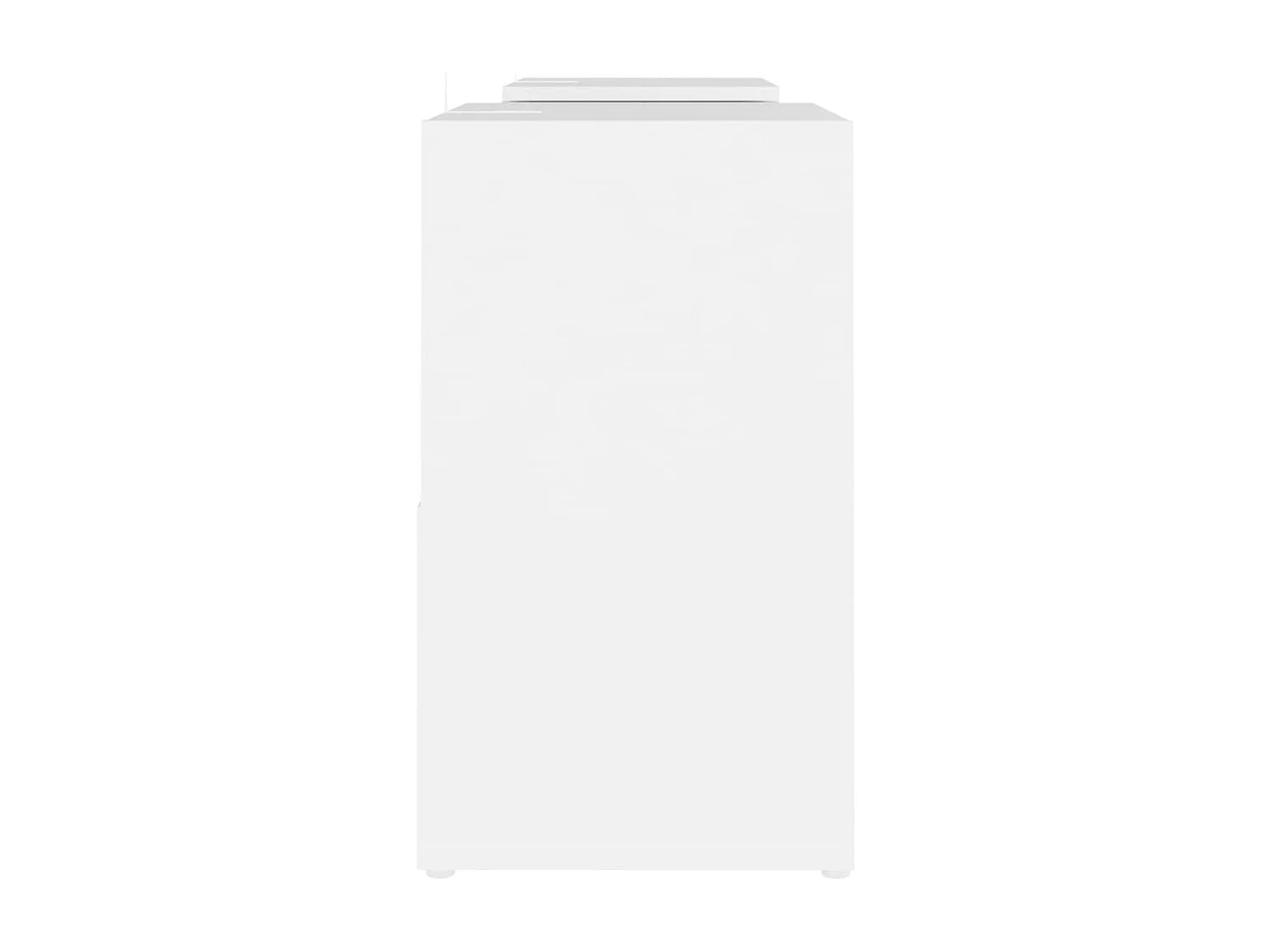 Mueble para TV de madera contrachapada blanco 104x30x52 cm