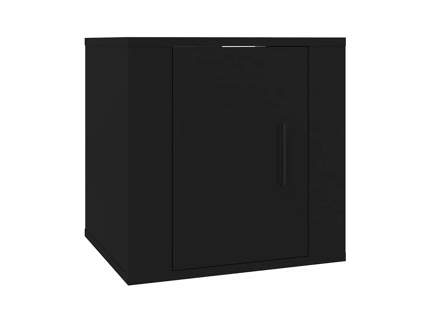 Meuble TV mural Noir 40x34,5x40 cm