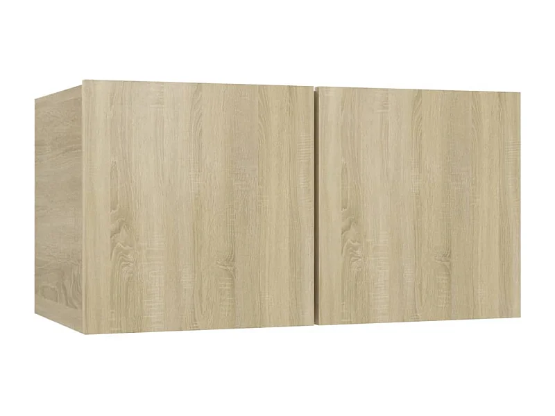 Meuble TV suspendu Chêne sonoma 60x30x30 cm