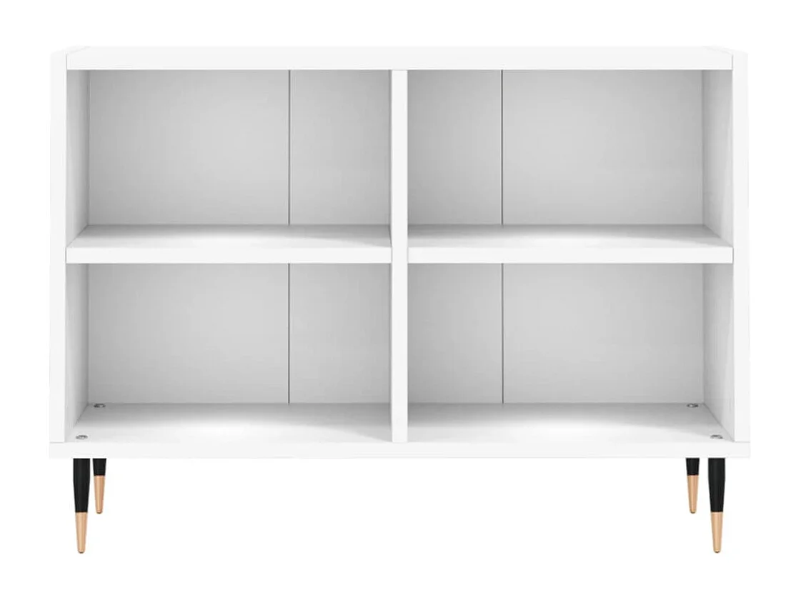 Meuble TV blanc 69,5 x 30 x 50 cm bois d'ingénierie