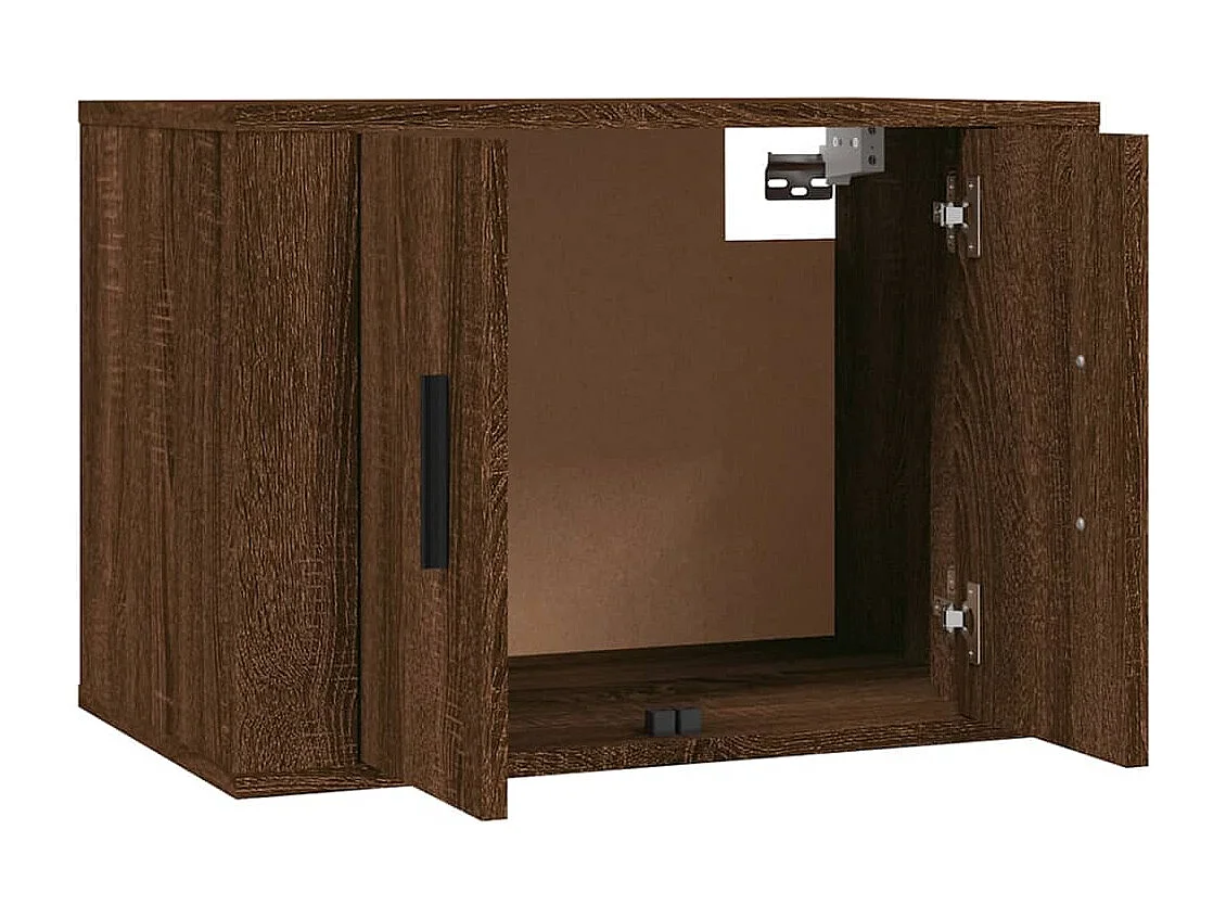 Meubles TV muraux 3 pièces chêne marron 57x34,5x40 cm