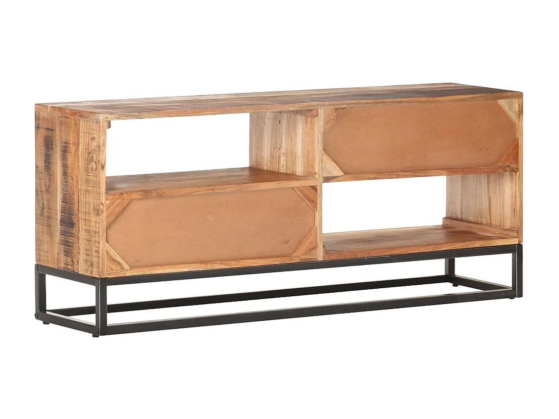 Meuble TV 120x30x50 cm Bois d'acacia brut
