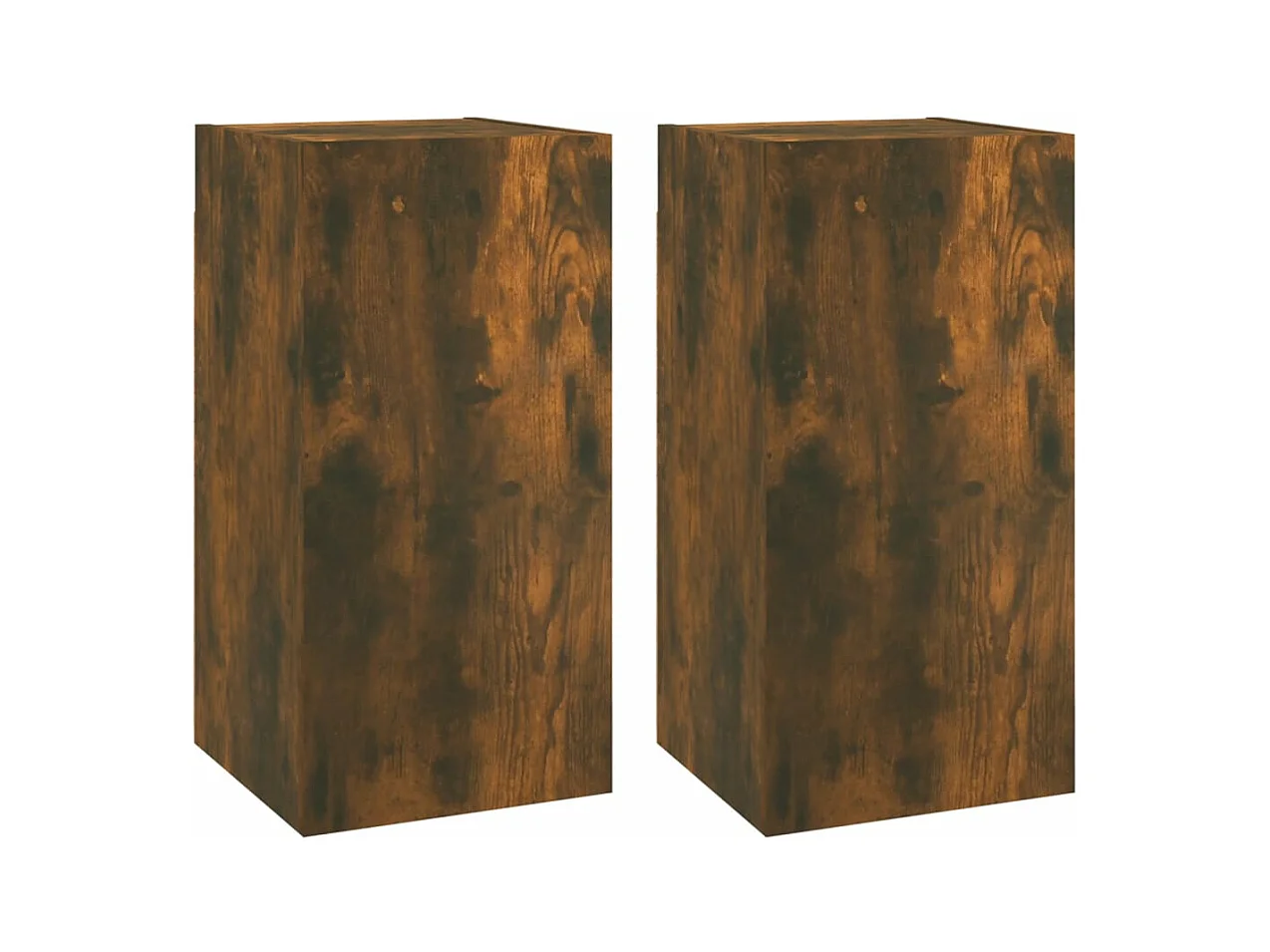Meubles TV 2 pièces Chêne fumé 30,5x30x60 cm Bois d'ingénierie