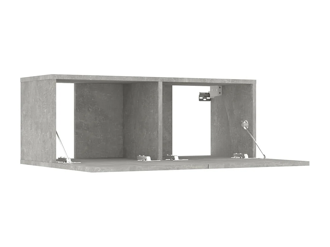 Ensemble de meubles TV 7 pièces Gris béton Bois d'ingénierie