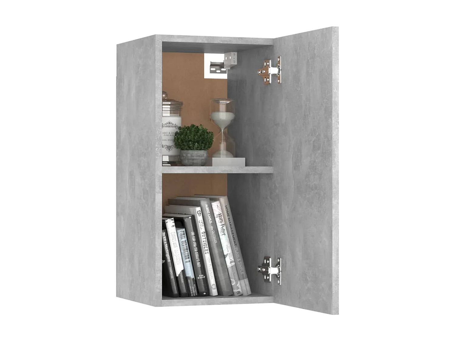 Ensemble de meubles TV 3 pièces Gris béton Aggloméré