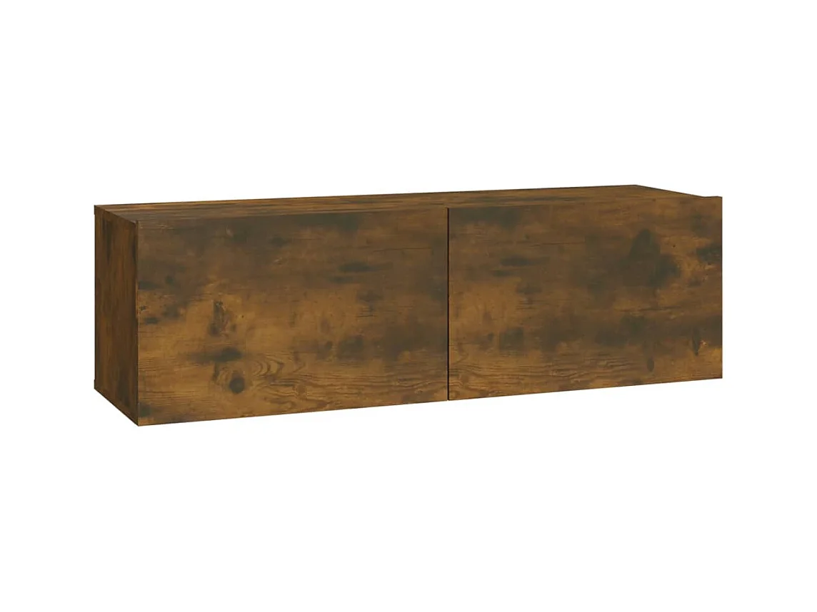 Ensemble de meubles TV 8 pièces Chêne fumé Bois d'ingénierie