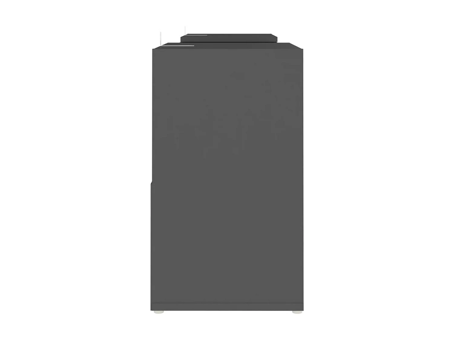 Tv-meubel 104x30x52 cm bewerkt hout grijs